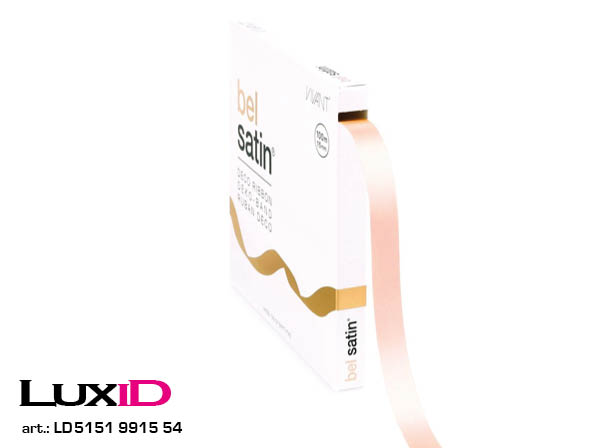 Bel satin 54 zalm 15mm x 100m